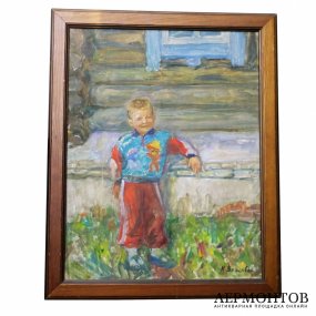 Картина Мальчик. Клара Власова. Середина XX века.