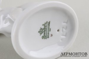 Статуэтка Французский бульдог, щенок. Фарфор. Rosenthal, K. HIMMELSTOSS, 1931 г.