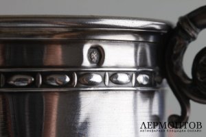 Кофейная пара в классическом стиле. Серебро 800 пробы. Франция