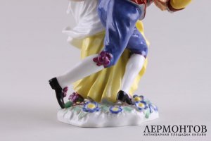 Статуэтка. Танцующая пара. Фарфор, роспись. Мейсен, нач. XX века. К 200-летию.