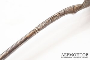 Ложка в русской технике Лыко. Российская Империя, мастер И. Алексеев, 1891 г. 