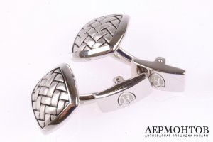 Запонки Hoxton. Серебро 925. Англия
