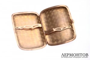 Портсигар. Редкость. Золото 585 пробы.
