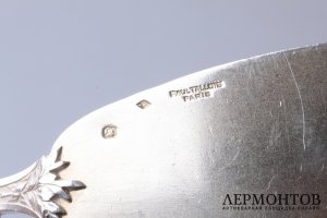 Сервировочный десертный набор  P. Tallois. Серебро 950 пробы. Франция