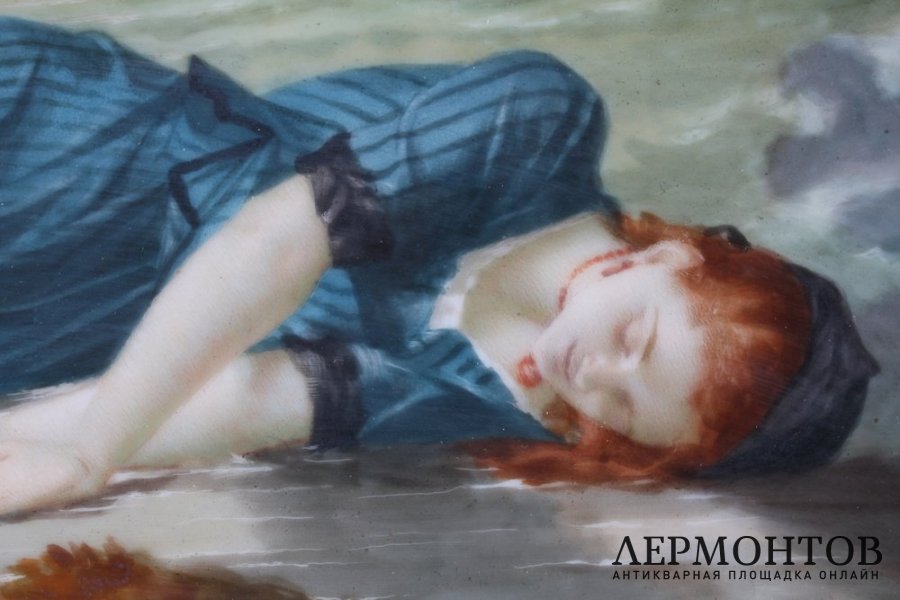 Пласт Виргиния. Фарфор, живопись. Худ. Дж.Бертран. KPM, Германия.