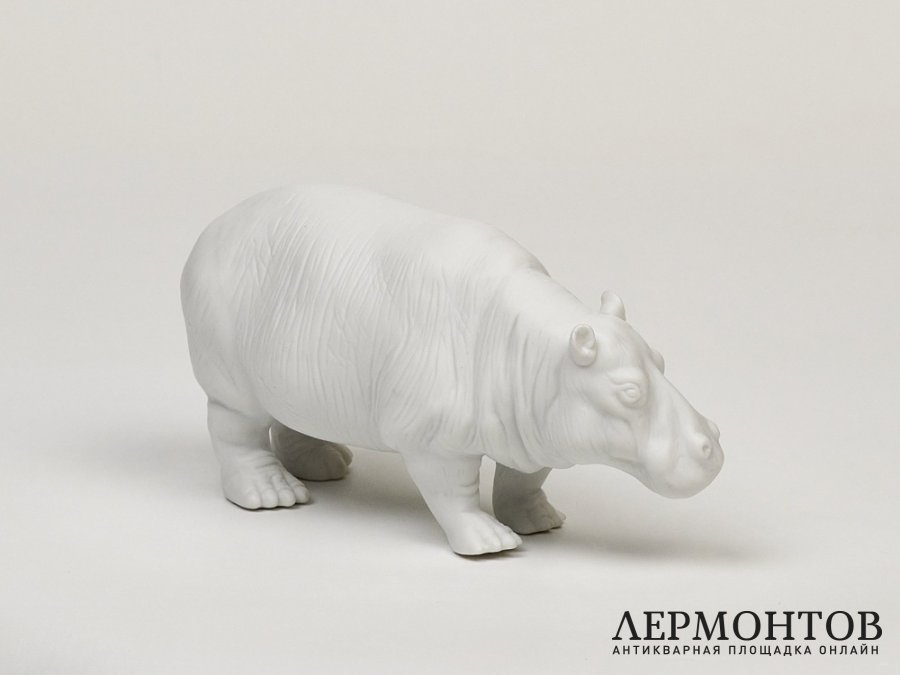 Статуэтка «Бегемот». Фарфор, Rosenthal, Германия, конец XX века