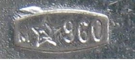 Серебро 960 пробы: применение, цена, клейма