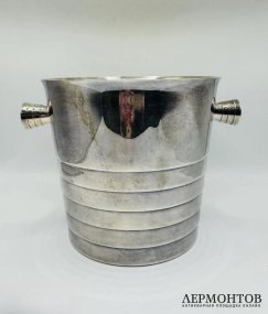 Ведро для льда «Albi». Сталь, серебрение, Christofle, Франция