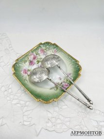 Пара ложек для варенья. Серебро 84 пробы, Россия, 1899–1908 годы