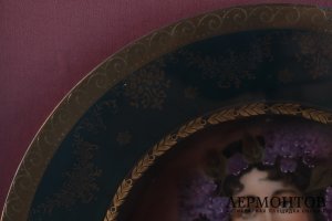 Тарелка с женским изображением с цветочным венком на голове. Вена, 1-ая треть 20 в.