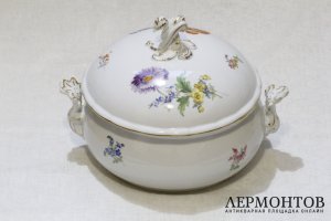 Столовый сервиз Мейсен. Фарфор, роспись. Германия, пер. пол. XX в.