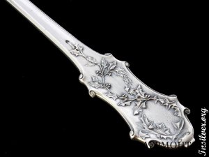 Сервировочная ложка Henin. Серебро 950. Франция.
