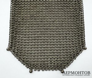 Сумочка Кольчуга. Зап. Европа, 20 век. Серебро 800 пробы.