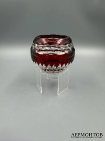 Парные подсвечники «Nadya». Цветной хрусталь, Faberge