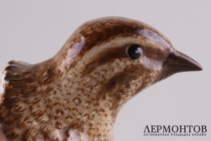Пашотница Цесарка. Фарфор, роспись. Германия, Мейсенская мануфактура, XVIII век