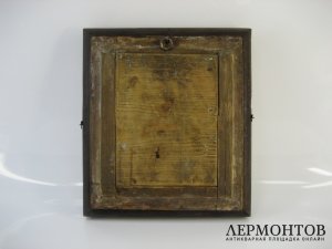 Икона.  Св. Епископ Лев Катанский. Дерево. Российская Империя, XIХ век.