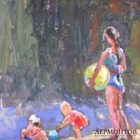 Картина. Летний день. П.М. Супонин 
