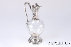 Декантер Emile Puiforcat. Серебро 950. Франция