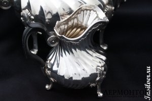 Чайно-кофейный сервиз Leon LAPAR. Серебро 950. Франция