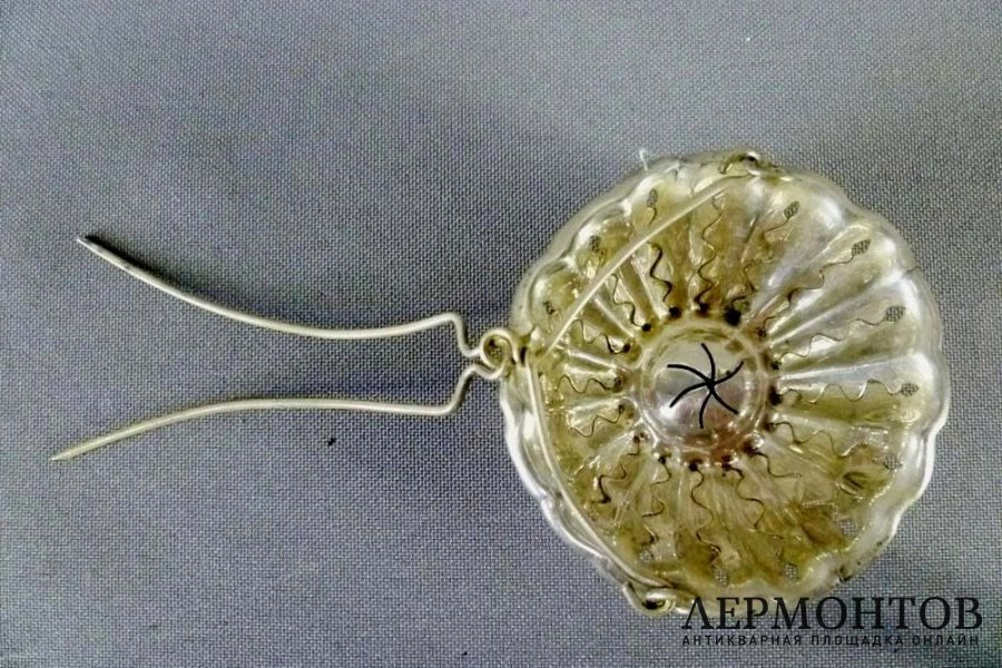 Ситечко для заварки. Серебро 950 пробы. Франция, XIX век. 