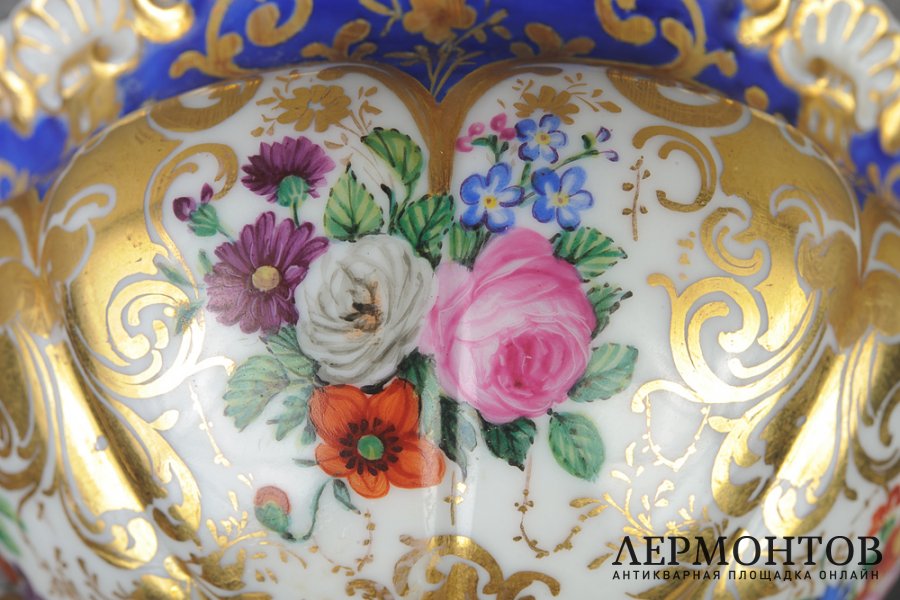 Чайная пара. Германия, Королевская фарфоровая мануфактура, 1837-1844-е гг. Фарфор.