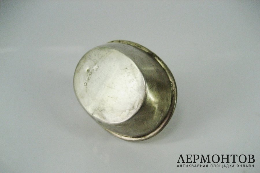 Солонка. Серебро 84 пробы. Российская империя, 1851 год.