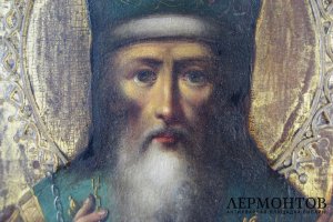 Икона. Св. Василий. Дерево. Российская Империя, XIХ век.
