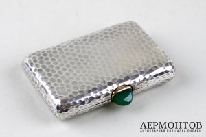 Таблетница. Серебро 84 пробы. Российская империя, кон. XIX - нач. XX вв.