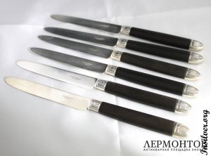 Ножи Puiforcat. Серебро 950. Франция