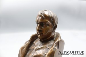 Бюст Наполеон Бонапарт. Франция, Париж, Muller, кон. 19 в. Бронза, мрамор. 