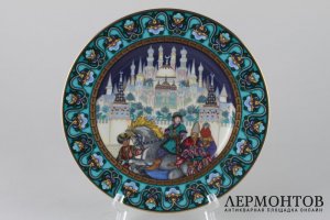 Набор декоративных тарелок Русские сказки. Германия, Villeroy and Boch, худ. Зворыкин