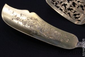 Набор для закусок. Серебро 800. Франция