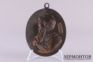 Интерьерный медальон с изображением Апостола Павла. Россия, завод Касли. XIX в.