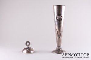 Кубок Скачки. Фирма К.Фаберже. Серебро 84 пробы. 1899-1908 гг.