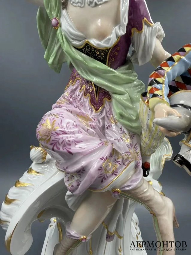 Скульптура «Муза Терпсихора». Фарфор, Meissen, И. И. Кендлер, Германия, 2010 год