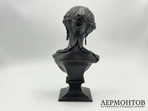 Бюст Девушки. Зап. Европа, 19 век. Бронза, патинирование.