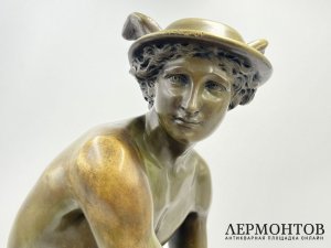Скульптура Меркурий. Франция, Пигаль, 1870-е гг. Бронза, мрамор.