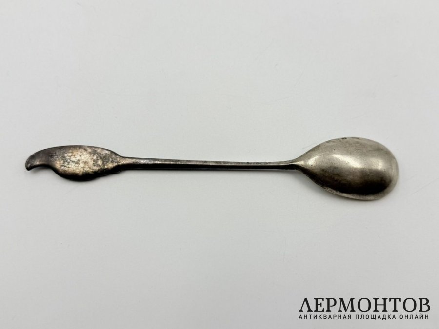 Ложка Богатырь. Россия, нач. 20 века. Серебро 84 пробы.