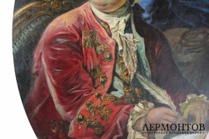 Картина. Портрет М.В. Ломоносова. Яковлев Василий Николаевич. Холст, масло. 1940-е гг