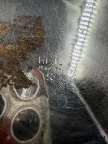 Пивная кружка с сельскими сценами. Металл, серебрение, Hejl & Co., Дания, 1970–1980