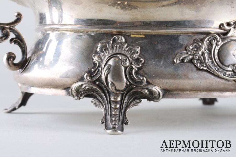 Ваза для фруктов. Серебро 800 пробы.Германия, фирма Bruckmann Sohne, конец  XIX в.