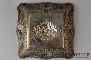 Ваза ажурная. Серебро 800 проба. Европа XX век.