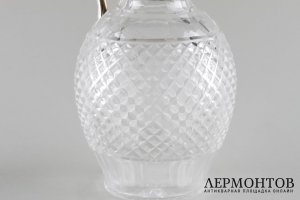 Графин в стиле Модерн. Россия, мастерская Грачева, 1899-1908 гг. Серебро 84 пробы.