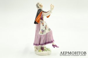 Статуэтка Танцовщица. Германия, Meissen, первая треть 20 века. Фарфор.