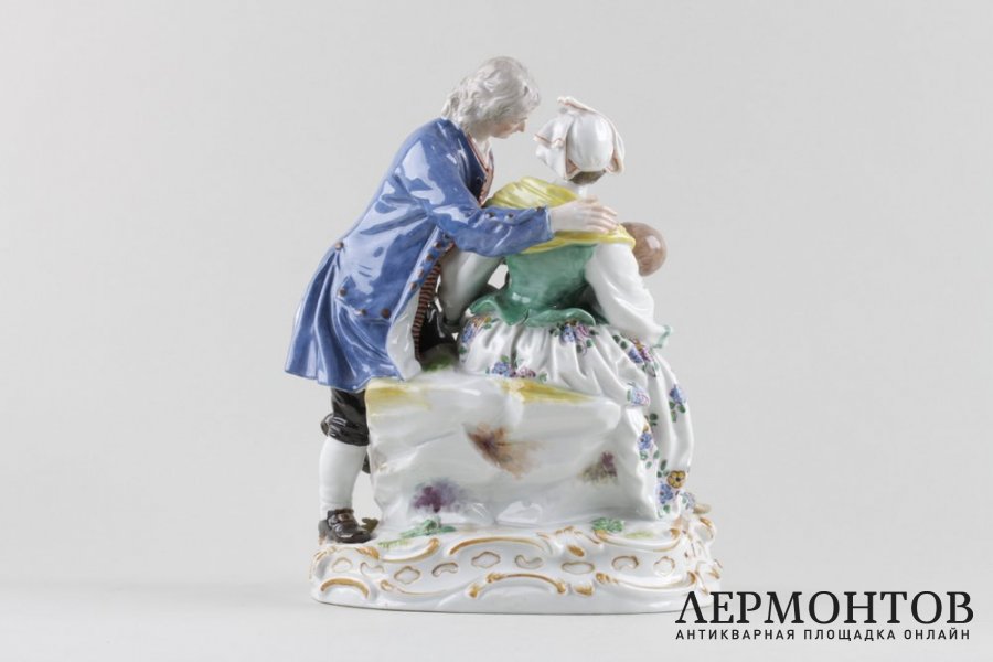 Скульптурная аллегория Семья. Германия, MEISSEN, XIX век.
