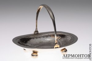 Сухарница. Серебро 84. Российская империя