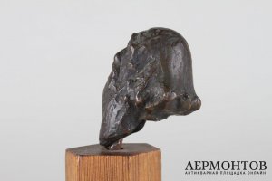 Бюст Голова старца. Бронза. Россия.