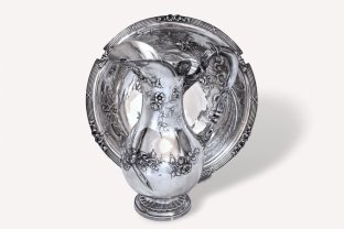 Гарнитур для умывания,купания. Серебро 950 пробы. Франция, XIX в.