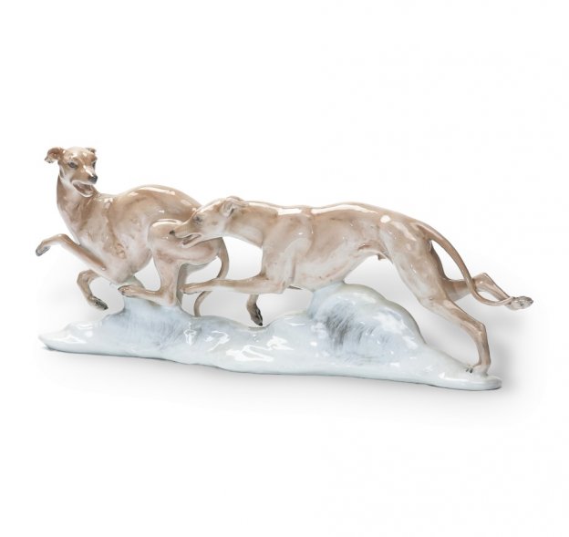 Статуэтка «Борзые». Фарфор, Rosenthal, Германия