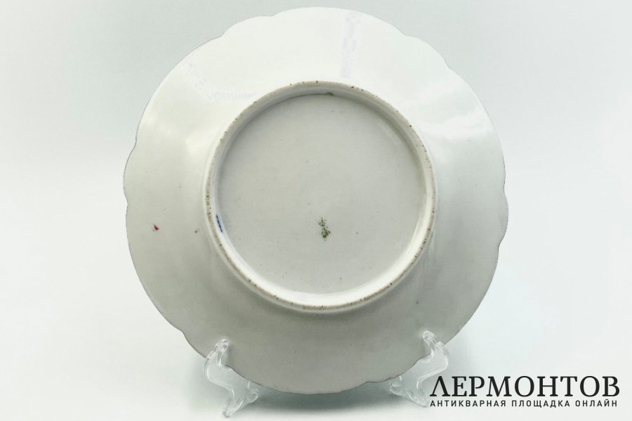 Тарелка Амуры. Россия, Императорский фарфоровый завод, Александр II, 1850-1880-е гг. 